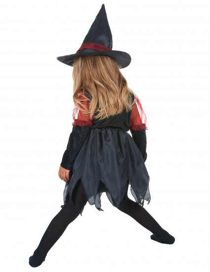 Skovheksekostume Halloween pige 3