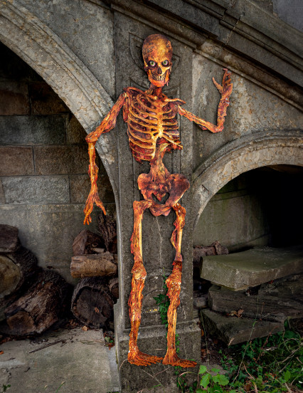 Dekoration rådnende skelet Halloween 180 cm 3