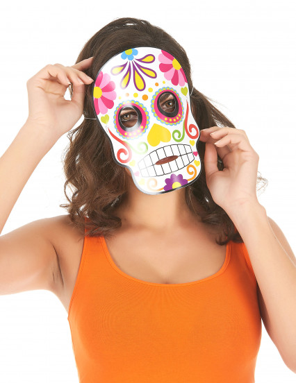 3 masker i pap diverse Dia de los muertos voksne Halloween 2