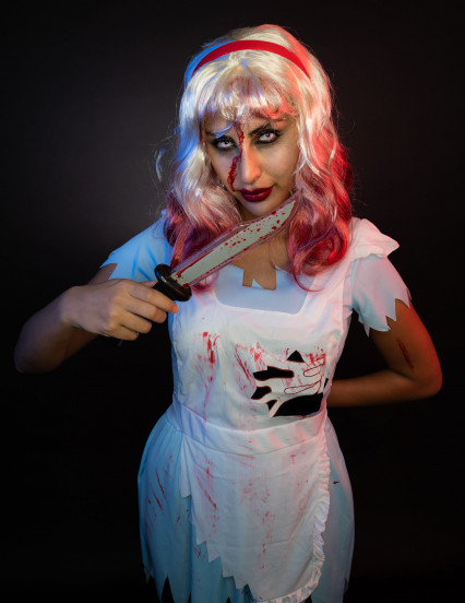 Kostume blodig Alice dame 4