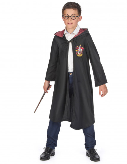 Kostume troldmands kjole Gryffindor luksus til børn- Harry Potter™ 1