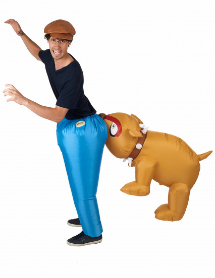 Kostume Bulldog oppusteligt til voksne 2