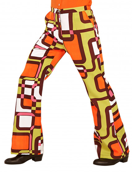 Bukser groovy geometrisk 70´er stil 1