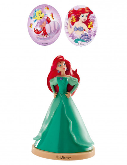 Dekoration kit Ariel Den lille havfrue™ 8,5 cm 1