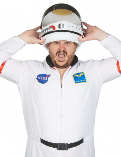 Stor størrelse astronaut kostume til mænd 14