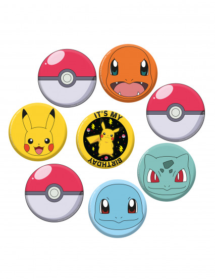 8 Pokémon™-emblemer 1